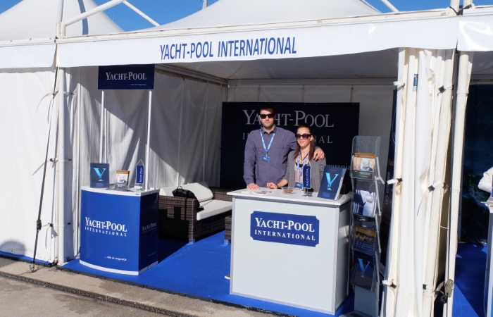 Yacht-Pool booth at 18. Biograd Boat Show 2016.