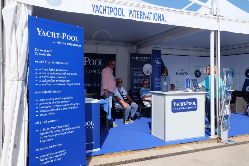 Yacht-Pool booth Biograd Boat Show 2017.