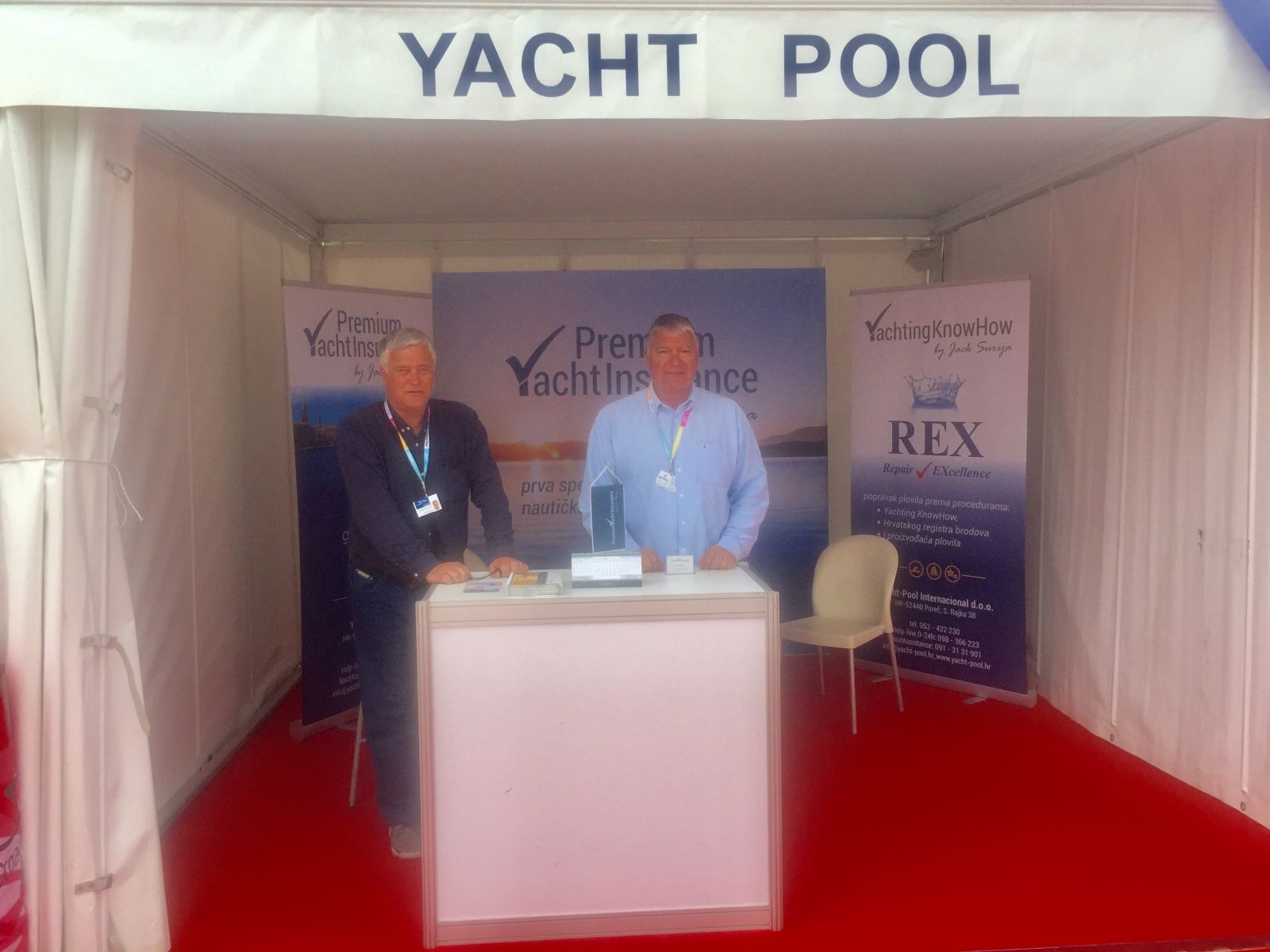 Croatia Boat Show 2018. Premium Yacht Insurance by Đek Šurija štand