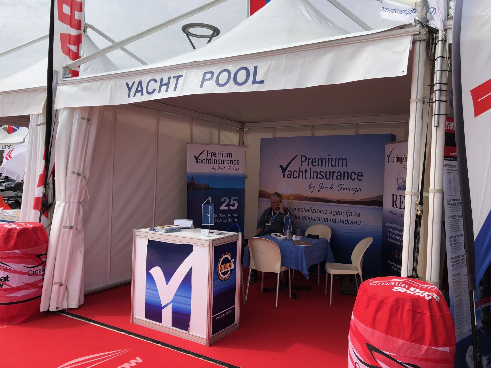 20. Croatia Boat Show Premium Yacht Insurance booth