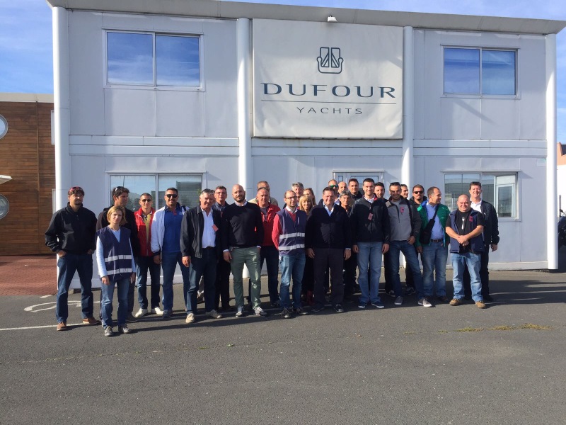 Yacht-Pool group study tour Dufour