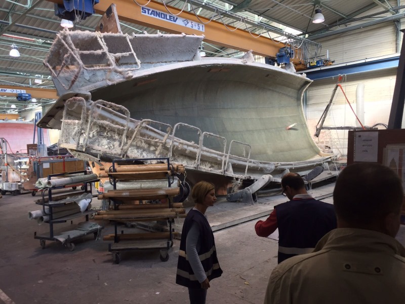 Group study tour boatyard Dufour France Yacht-Pool 2016