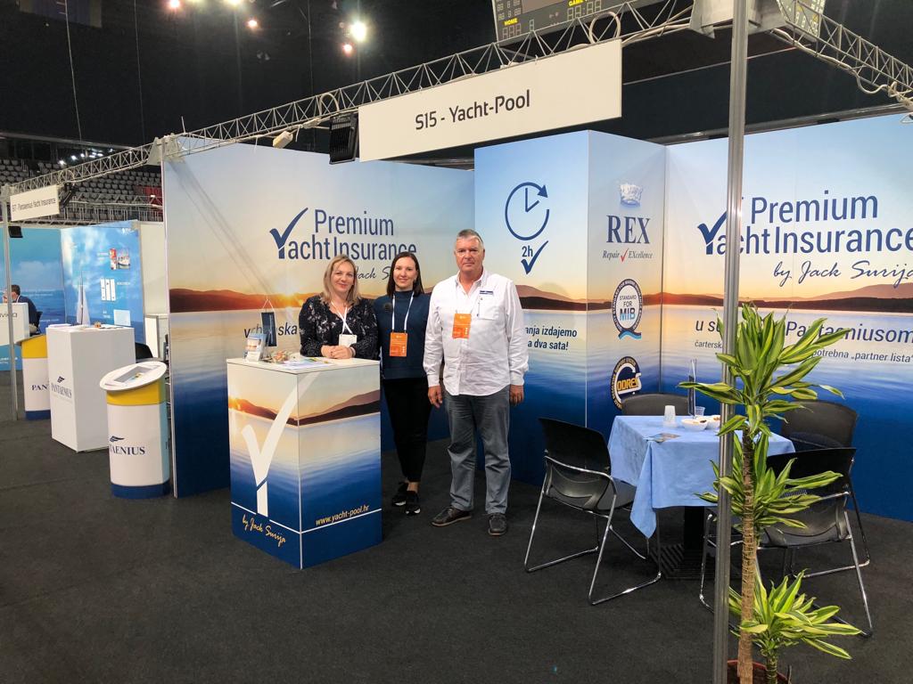 Premium Yacht Insurance by Jack Šurija booth at ICE'18