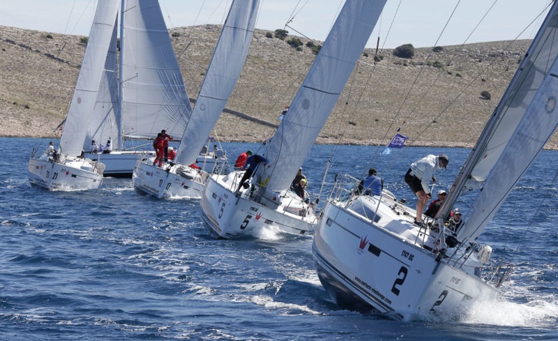 Yacht-Pool at Kornati Cup 2017 sailing