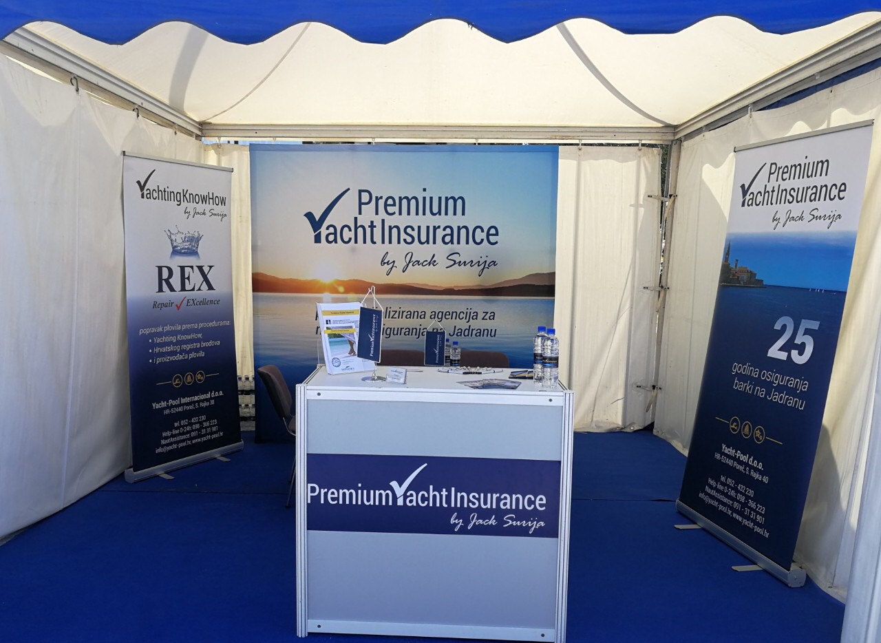 PYI booth at the boat show Nautica Marina Portorož 2019