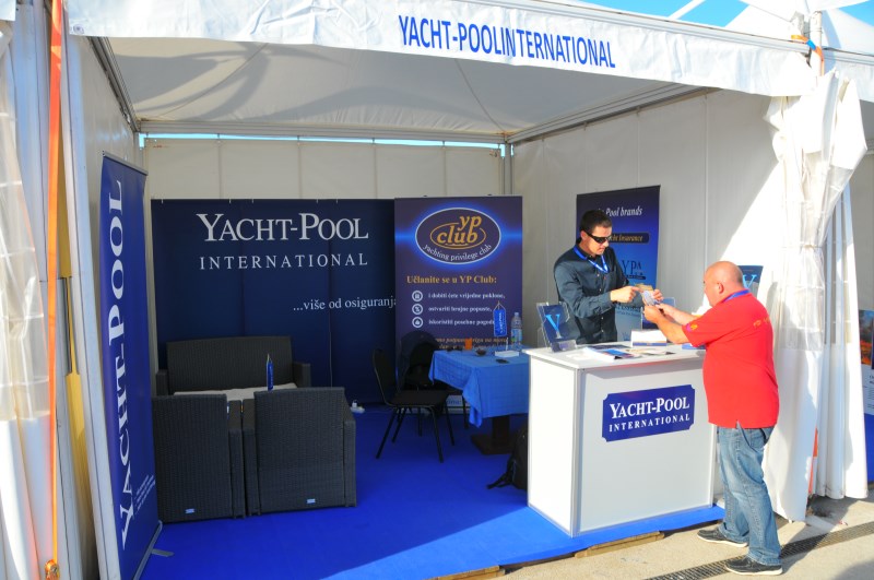 Yacht-Pool booth at 17th Biograd Boat Show 2015