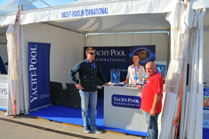 Yacht-Pool štand na sajmu 17. Biograd Boat Show 2015.