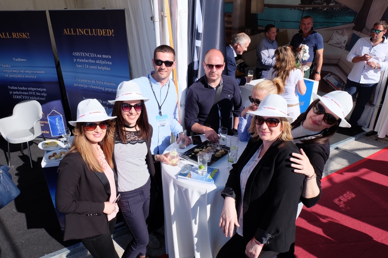 Yacht-Pool team and friends at show Internautica 2017.