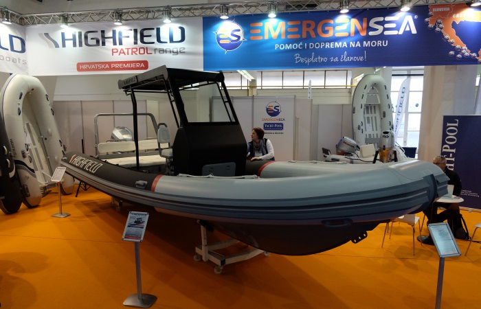 Zagreb Boat Show 2017. Highfield 760 Patrol EmergenSea